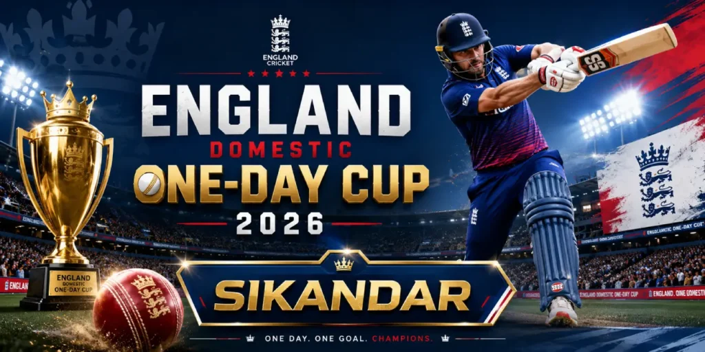 England Domestic One-Day Cup 2026