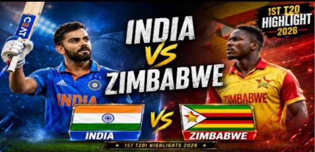 India Tour of Zimbabwe 2026