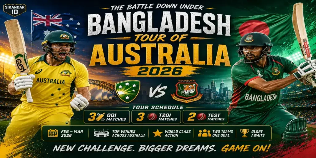 Bangladesh Tour of Australia 2026